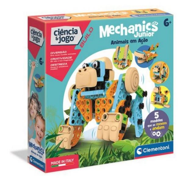 Clementoni Mecânica Jr - Animais Em Ação