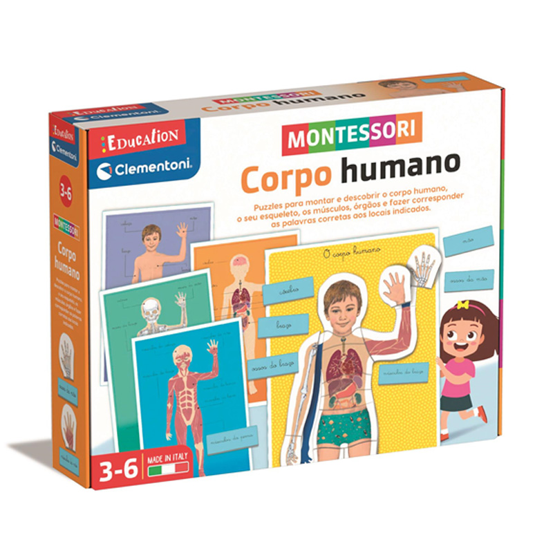 Jogo Montessori – Corpo Humano Clementoni