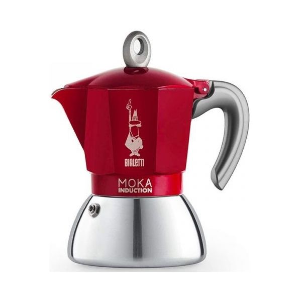 Bialetti Cafeteira Italiana New Moka Vermelho 6 Chávenas - 0006946
