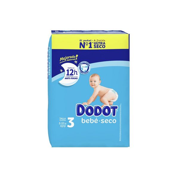 Dodot Fraldas T3 (6-10kg) x42 un.