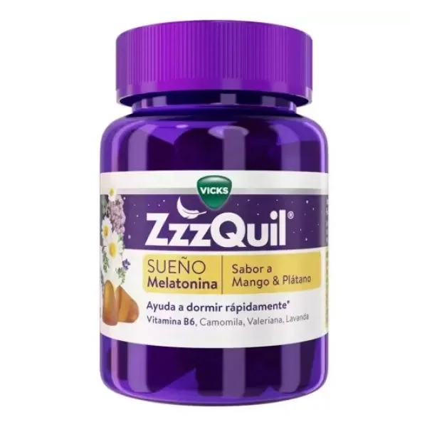 Vicks Zzzquil Sono Manga/Banana 30 Gomas