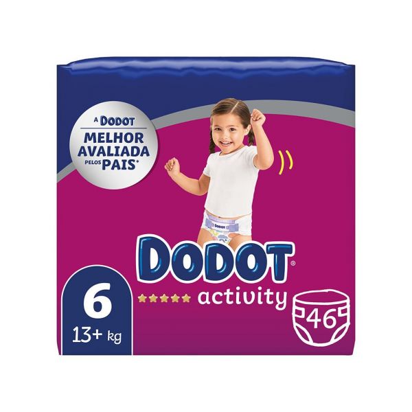 Dodot Fraldas Activity T6 (+13 kg) 36 un