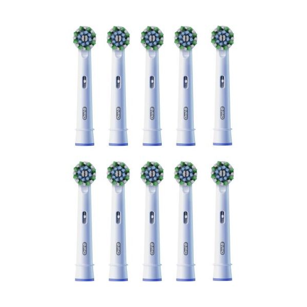 Oral-B Cabeças de Escovas de Dentes CrossAction (10 Unidades)