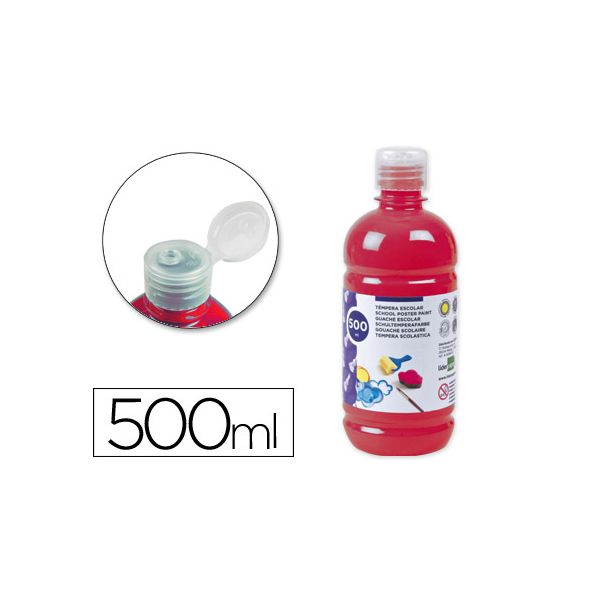 LiderPapel Guache 500ml Vermelho Escarlate - TP10