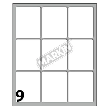 Etiquetas 46x37mm Markin Cod 35 10 Folhas A5 90un