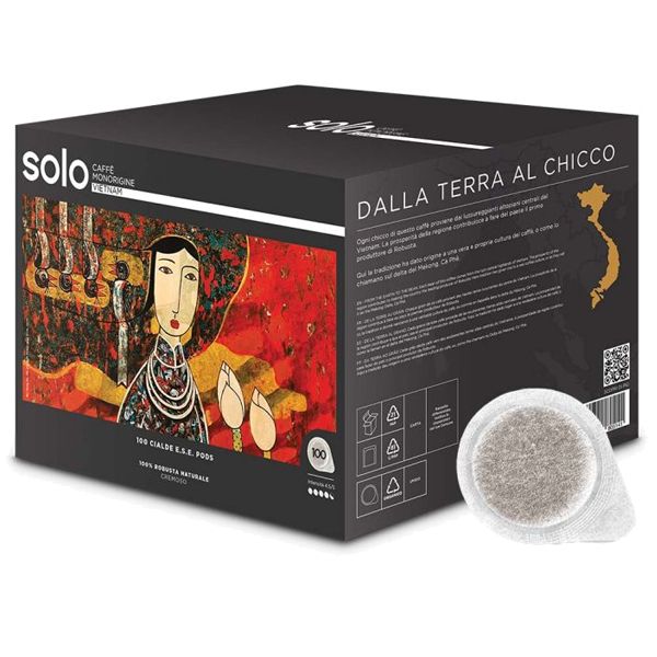 Polti Solo Caffè Monorigine Vietnã 100 Cápsulas BVI00100