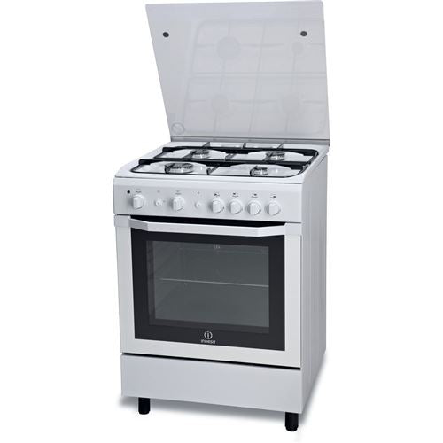 Fogão a Gás Indesit I6GG1F(W)/I | 85x60x60 cm | 4 Bocas | A | Branco