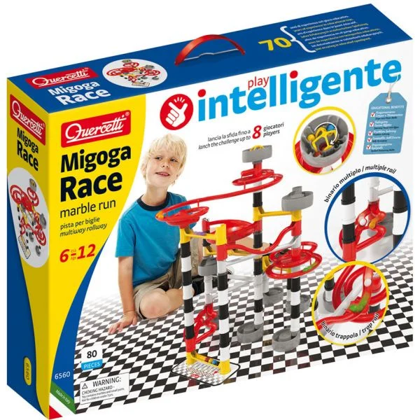 Quercetti Jogo Labirinto Migoga Race 80 Peças - QCT06560