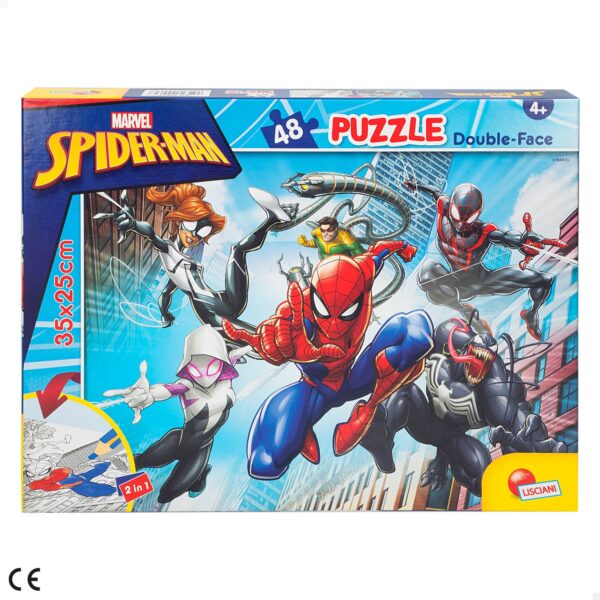 Puzzle Dupla Imagem - Marvel Spider Man 4+