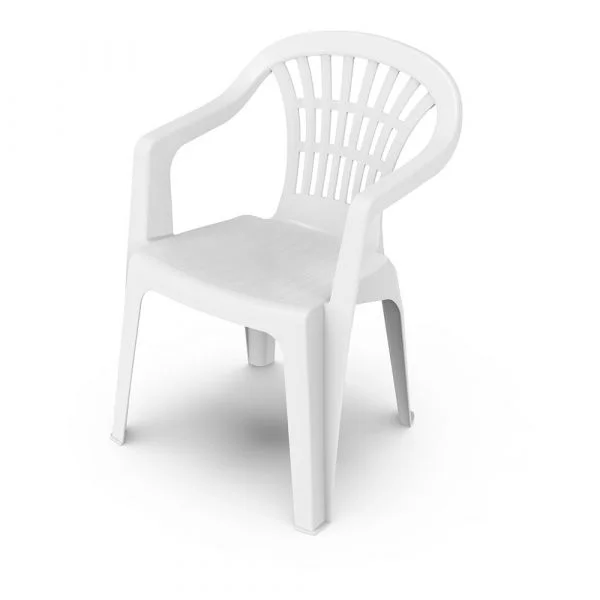Pro Garden Cadeira Lyra 56x54x80cm Branco