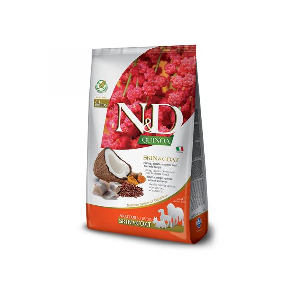 Farmina N&D Quinoa Skin & Coat Adulto Arenque Cat 7Kg