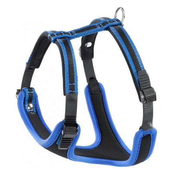 Ferplast Peitoral Ergocomfort 47 cm Nylon Negro/azul 495437