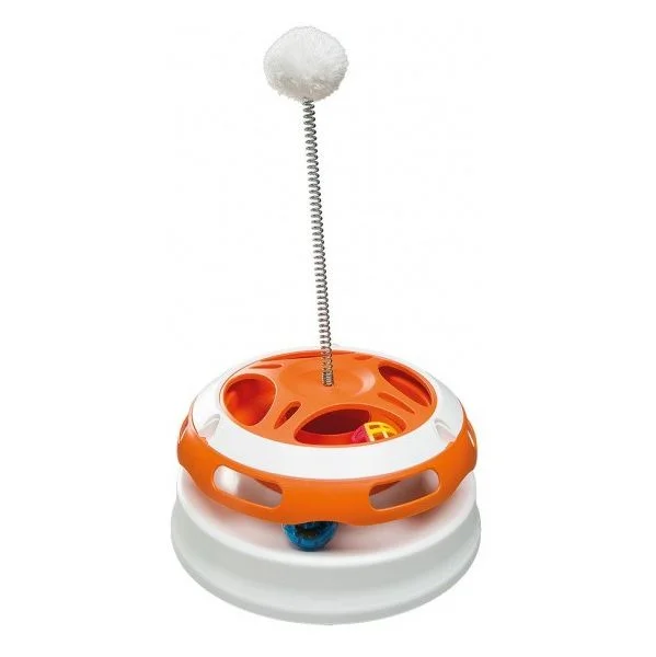 Ferplast Brinquedo para Gatos Vertigo 24 x 36,5 cm Naranja/blanco de 3 Piezas 496314