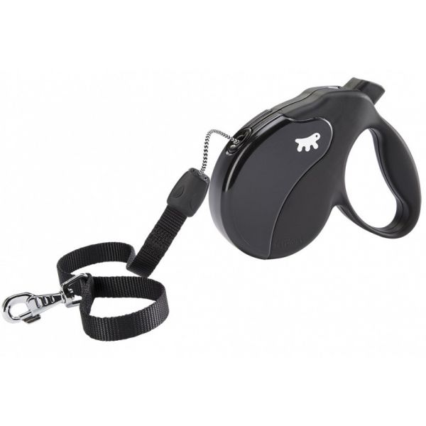 Ferplast Trela Rodante Amigo Cord 15 cm 7 Metros de Nylon Negro 501687