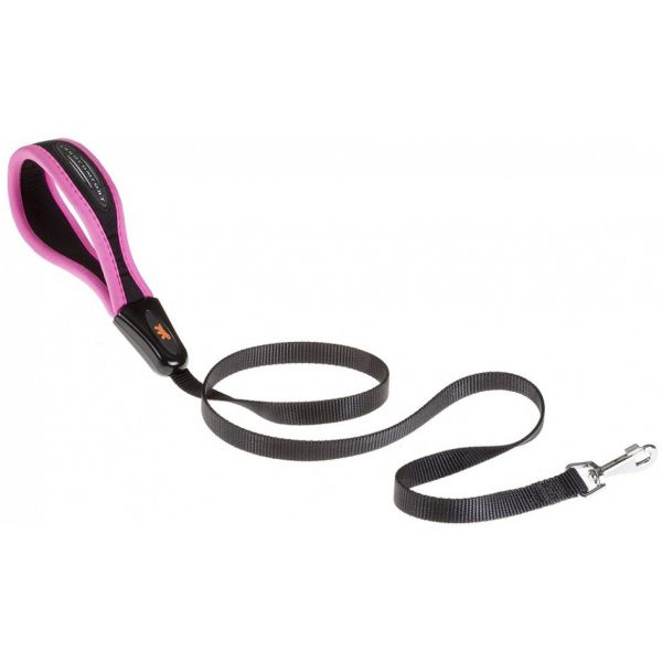 Ferplast Trela Ergocomf 1,5 x 120 cm Nylon/pu Negro/rosa 498917