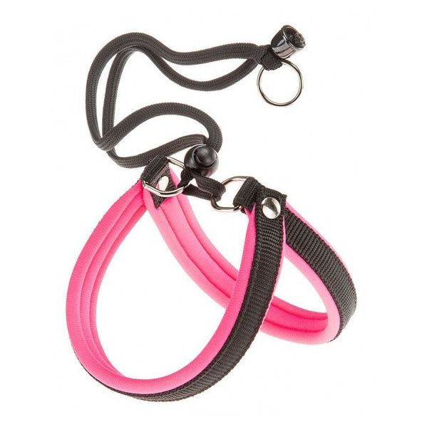 Ferplast Peitoral Agila Fluo 2 32 a 50 cm Nylon Rosa/negro 499441