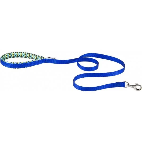 Ferplast Trela para Cão Daytona 120 x 1.5 cm Nylon/acero Azul 497728