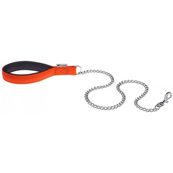 Ferplast Daytona 100 x 2,5 cm Nylon/acero Trela de Cadena Naranja 493821