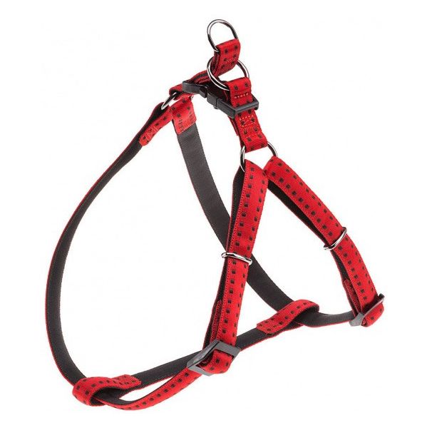 Ferplast Peitoral Cricket 62 a 90 cm Nylon Rojo 491832