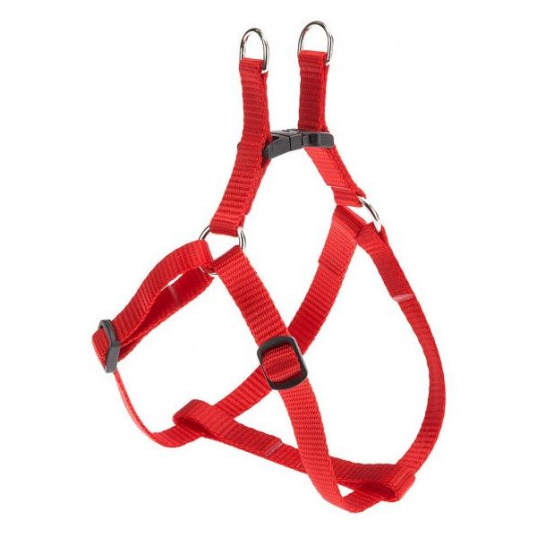 Ferplast Peitoral Easy P 28/38 cm Nylon Rojo 531363