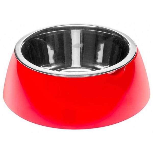 Ferplast Comedouro e Bebedouro Jolie 0,85 Litros Acero Rojo 539769
