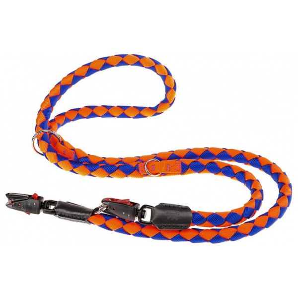 Ferplast Trela Twist Matic Ga 200 cm Nylon Naranja/azul 495850