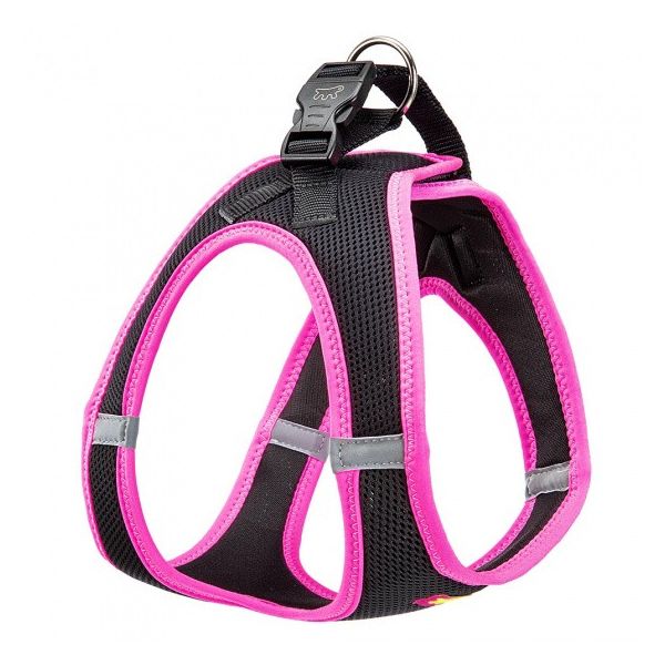 Ferplast Peitoral Kaori Poliéster Negro/rosa 48 54 cm 945124