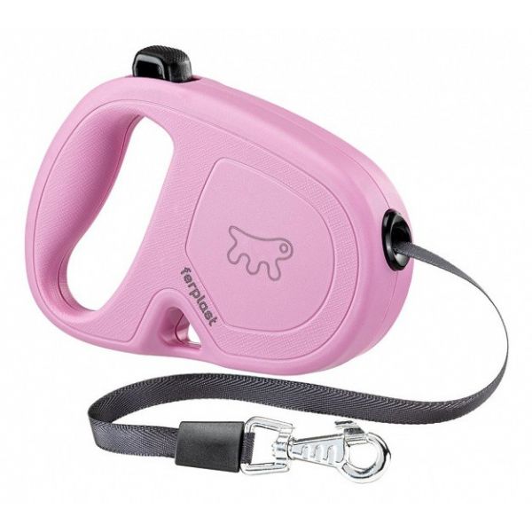 Ferplast Trela de Rodadura Flippy One Tape 14,7 cm 4,5 Metros Nylon Rosa 928704