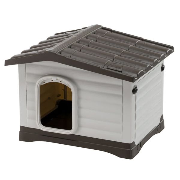 Ferplast Casota para Cães Dogvilla 60 58x48x44 cm Grey - 442650