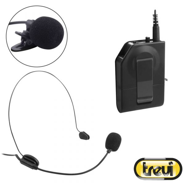 Trevi Microfone s/ Fios c/ Transmissor Preto