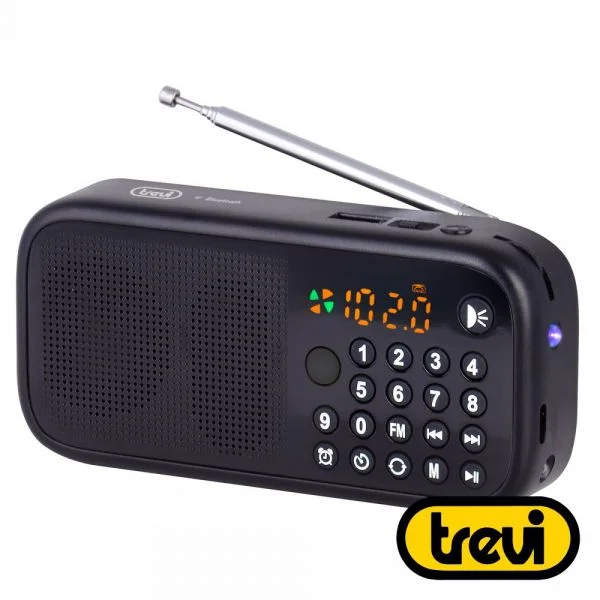 Trevi Rádio Portátil com Bluetooth, MP3 e SD - DR 7F40 BT