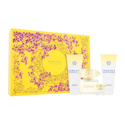 Yellow Diamond Gift set EDT 90 ml, body lotion 100 ml, shower gel 100 ml and miniature EDT 5 ml