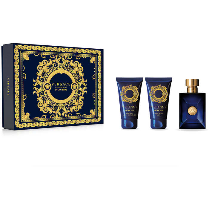 Dylan Blue Gift Set EDT 50 ml, Shower Gel Dylan Blue 50 ml and Balm after Shave Dylan Blue 50 ml