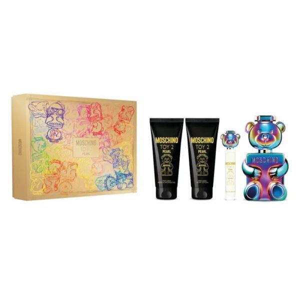 Moschino Toy 2 Pearl Eau de Parfum 100ml + Loção Corporal 100ml + Gel de Banho 50ml + Eau de Parfum 10ml Coffret