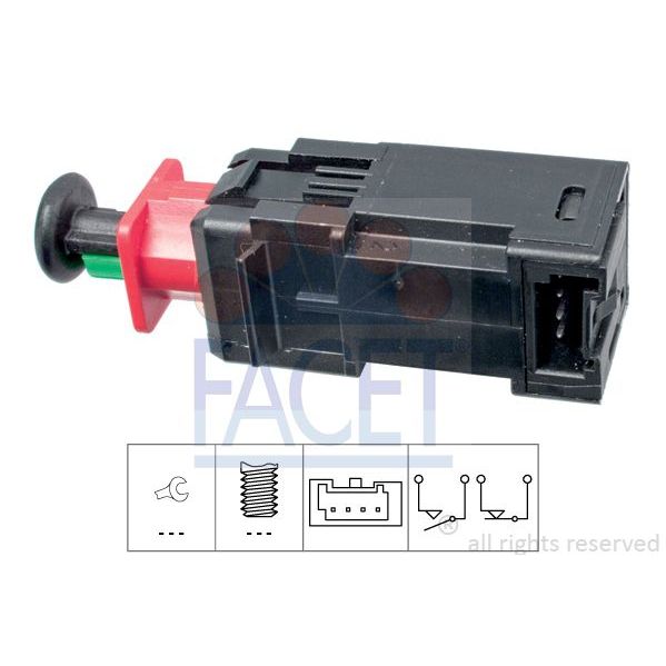 Facet Interruptor de Luz de Stop - 7.1208