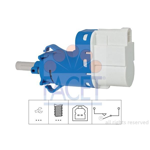 Facet Brake / Clutch Pedal Switch 7.1237