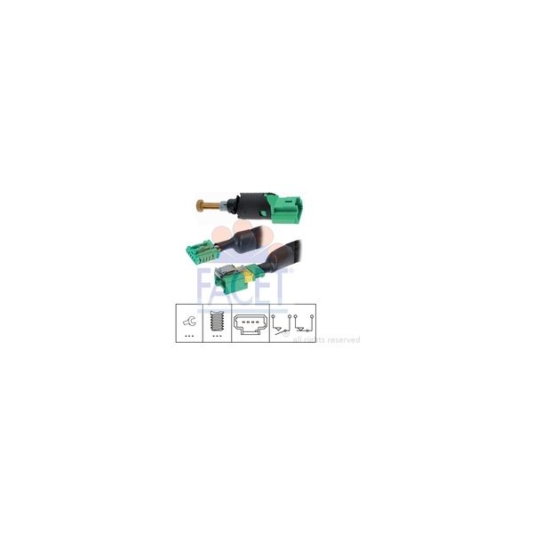 FACET Interruptor de luz de stop - 8012510032688