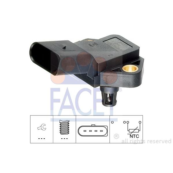 Facet Sensor, Temperatura do Ar de Admissão - 10.4040