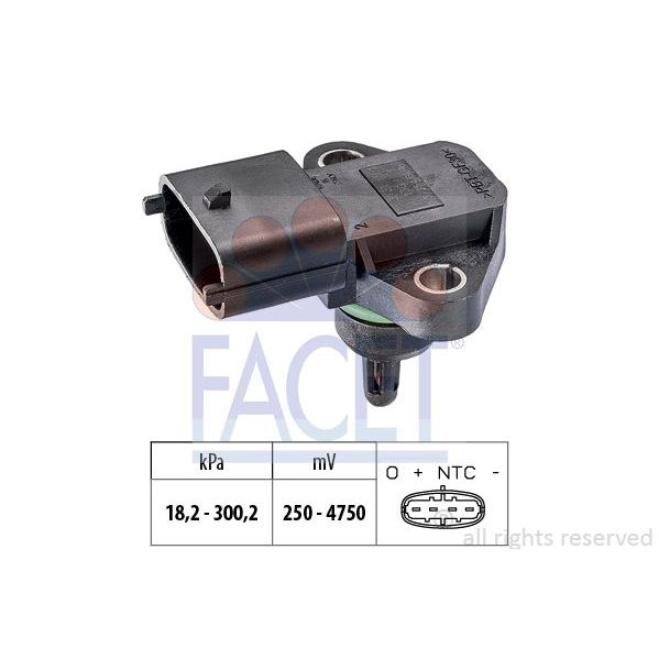 Facet Sensor de Pressão de Ar, Adaptação à Alt - 10.3344