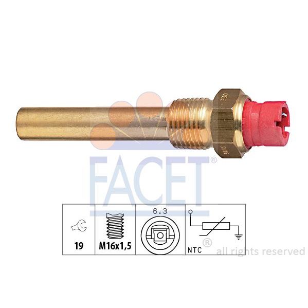 Facet Sensor, Temperatura do Óleo - 7.3006
