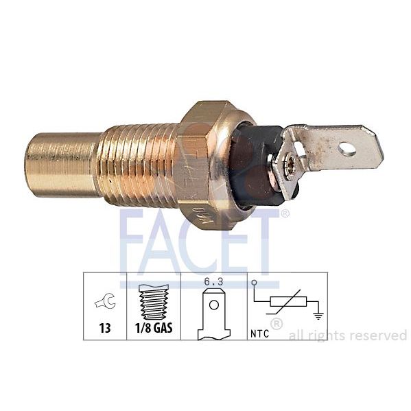 Facet Sensor, Temperatura do Líquido de Refrig - 7.3079