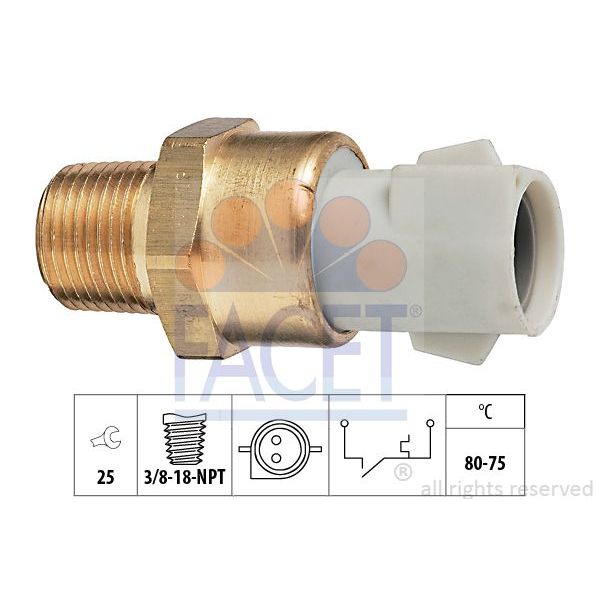 Facet Interruptor de Temperatura, Ventilador D - 7.5052
