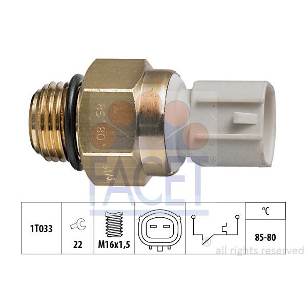 Facet Interruptor de Temperatura, Ventilador D - 7.5173