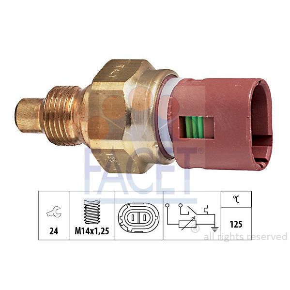 Facet Sensor, Temperatura do Líquido de Refrig - 7.3532