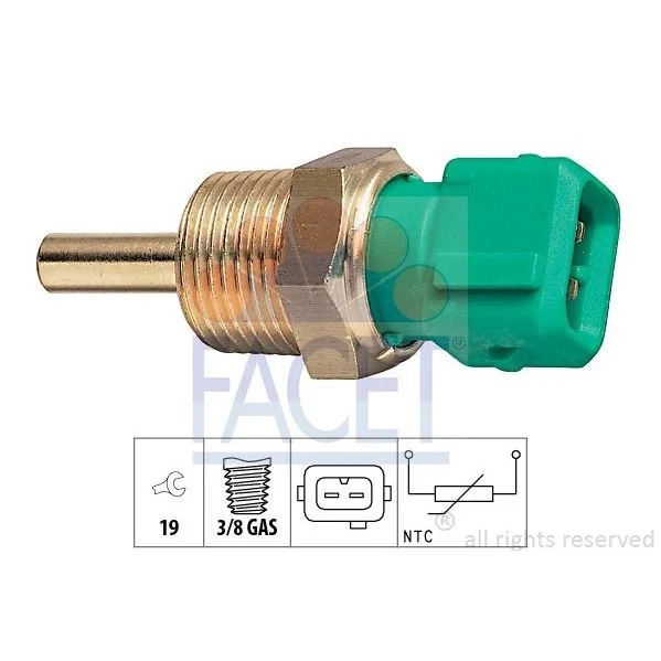 Facet Sensor, Temperatura do Líquido de Refrig - 7.3212