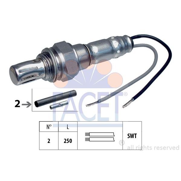 Facet Sonda Lambda - 10.7002