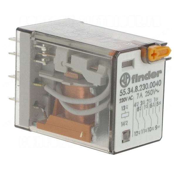 Finder Relé 4INV.7A B-230VAC - 55.34.8.230.0040