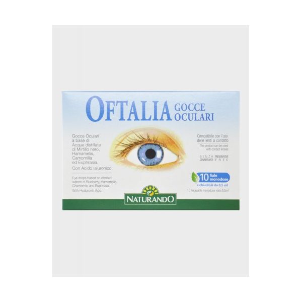 Naturando Oftalia Gotas 10 Monodoses de 0,5ml Reaplicáveis