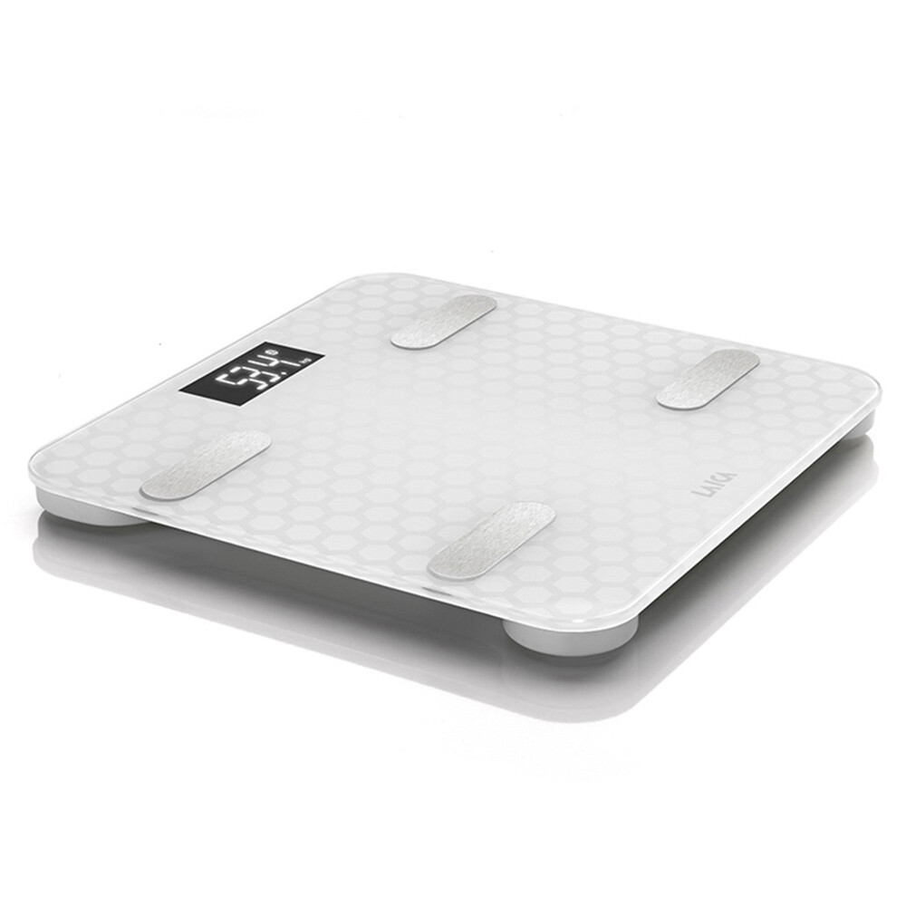 Balança bluetooth e calculo da composição corporal smart color branco 180kg ps7011 laica