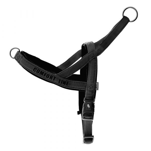 Ferribiella Peitoral Trekking Cães Preto 38-58 cm/15 mm